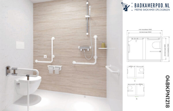 Complete zorg badkamer inclusief montage